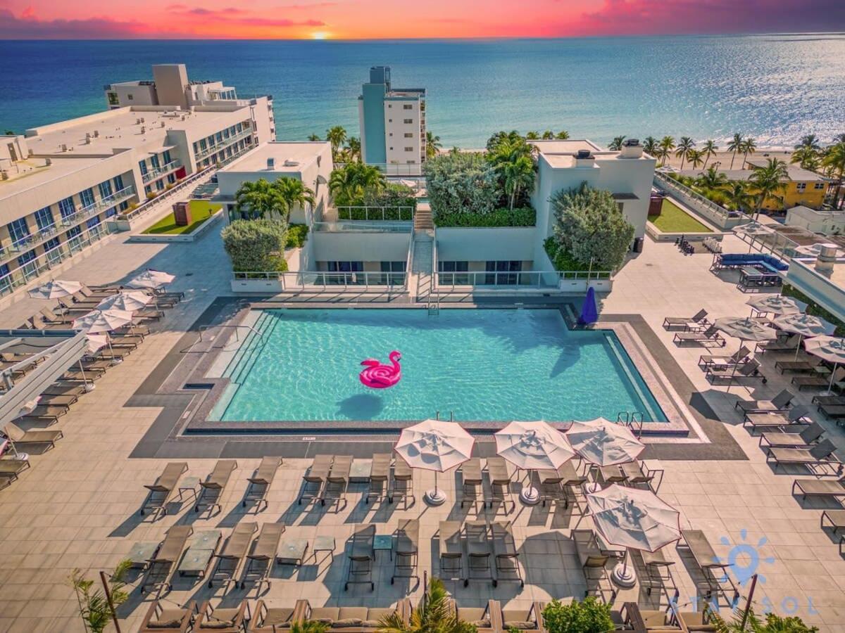 Tropical Oasis - Rooftop Pool- Near Beach - Gym Холивуд Екстериор снимка
